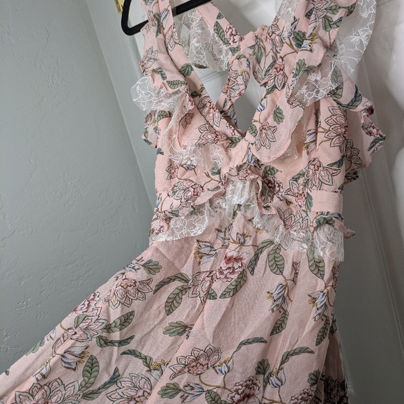 For Love and Lemons Bee Balm Maxi Dress Size Medium - Picture 12 of 12